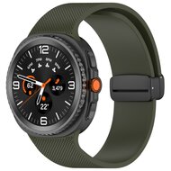 D-Schnalle Sportband - Armee gr&uuml;n - Samsung Galaxy Watch 8 - 40mm / 44mm