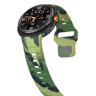 Wave Silikonarmband - Camouflage gr&uuml;n - Samsung Galaxy Watch 8 - 40mm / 44mm