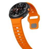 Wave Silikonarmband - Orange - Samsung Galaxy Watch 8 - 40mm / 44mm