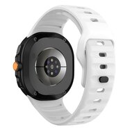 Wave Silikonarmband - Wei&szlig; - Samsung Galaxy Watch 8 - 40mm / 44mm