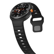 Wave Silikonarmband - Schwarz - Samsung Galaxy Watch 8 - 40mm / 44mm