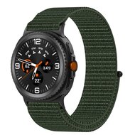 Sportloop Nylonband - Dunkelgr&uuml;n - Samsung Galaxy Watch 8 - 40mm / 44mm