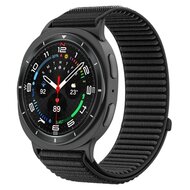 Nylon-Rippenband - Schwarz - Samsung Galaxy Watch 8 - 40mm / 44mm