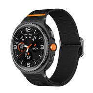 Nylon Loop Armband - Schwarz - Samsung Galaxy Watch 8 - 40mm / 44mm
