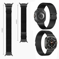 Milanaiseband mit Fallschirmschlie&szlig;e - Silber - Samsung Galaxy Watch 8 Classic - 46mm