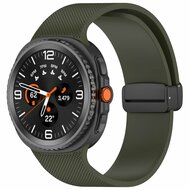 D-Schnalle Sportband - Armeegr&uuml;n - Samsung Galaxy Watch 8 Classic - 46mm