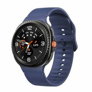 Weiches Silikonband - Gr&ouml;&szlig;e: M/L - Dunkelblau - Samsung Galaxy Watch 8 Classic - 46mm