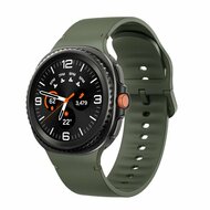 Weiches Silikonband - Gr&ouml;&szlig;e: M/L - Armeegr&uuml;n - Samsung Galaxy Watch 8 Classic - 46mm