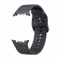 Weiches Silikonband - Gr&ouml;&szlig;e: M/L - Dunkelgrau - Samsung Galaxy Watch 8 Classic - 46mm