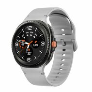 Weiches Silikonband - Gr&ouml;&szlig;e: M/L - Grau - Samsung Galaxy Watch 8 Classic - 46mm