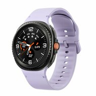 Weiches Silikonband - Gr&ouml;&szlig;e: M/L - Lila - Samsung Galaxy Watch 8 Classic - 46mm