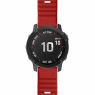 Silikonarmband - Rot - Garmin Epix Gen 2 (47mm) / MARQ / Quatix 7/6/5