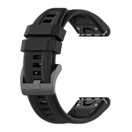 Silikon-Sportarmband - Schwarz - Garmin Tactix 8 - 51mm