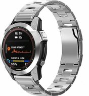 Titan-Gliederarmband - Silber - Garmin Tactix 8 - 51mm