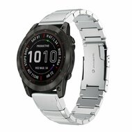 Edelstahl-Gliederarmband - Silber - Garmin Tactix 8 - 51mm
