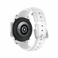 Garmin Forerunner 255 - Klassisches Lederarmband - Wei&szlig; - Leder