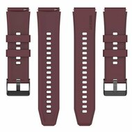 Garmin Vivoactive 6 / Vivoactive 5 / Vivoactive 3 - Armband mit Silikonschlie&szlig;e - Bordeaux