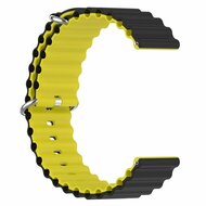 Garmin Vivoactive 6 / Vivoactive 5 / Vivoactive 3 - Ocean Style Armband - Schwarz / gelb
