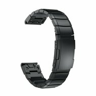 Edelstahl-Gliederarmband - Schwarz - Garmin Fenix 8 / 8 Pro - 47mm