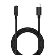 Ladeger&auml;t / Ladekabel - Geeignet f&uuml;r Huawei Watch Fit 4 / 3 / 2 / 1 / Fit New / Fit Mini - Huawei Honor Band - Huawei Band 9 / 8 / 7 / 6 - USB-C-Anschluss - 1 Meter - Schwarz
