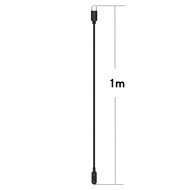 Ladeger&auml;t / Ladekabel - Geeignet f&uuml;r Huawei Watch Fit 4 / 3 / 2 / 1 / Fit New / Fit Mini - Huawei Honor Band - Huawei Band 9 / 8 / 7 / 6 - USB-C-Anschluss - 1 Meter - Schwarz