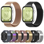 Milanaise Armband - Schwarz - Huawei Watch Fit 3 / Fit 4