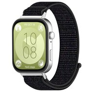 Sport Loop Nylonband - Schwarz gemischt - Huawei Watch Fit 3 / Fit 4