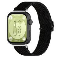 Elastisches Nylonband - Schwarz - Huawei Watch Fit 3 / Fit 4
