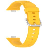 Silikonband mit Dornschlie&szlig;e - Gelb - Huawei Watch Fit 3 / Fit 4