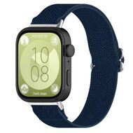 Elastisches Nylonband - Dunkelblau - Huawei Watch Fit 3 / Fit 4