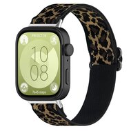 Elastisches Nylonband - Panther-Druck - Huawei Watch Fit 3 / Fit 4