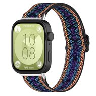 Elastisches Nylonband - Bohemian blau - Huawei Watch Fit 3 / Fit 4