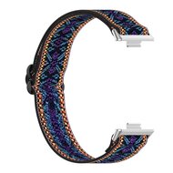 Elastisches Nylonband - Bohemian blau - Huawei Watch Fit 3 / Fit 4