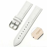 Crocodile Lederband - Wei&szlig; - Xiaomi Watch 2 / Xiaomi Watch S1 / S2 / S3 / S4 / Mi Watch