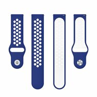Sport Edition - Blau + Wei&szlig; - Xiaomi Watch 2 / Xiaomi Watch S1 / S2 / S3 / S4 / Mi Watch