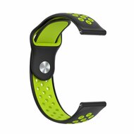 Sport Edition - Schwarz + Gr&uuml;n - Xiaomi Watch 2 / Xiaomi Watch S1 / S2 / S3 / S4 / Mi Watch