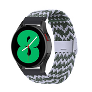 Geflochtenes Nylonband - Gr&uuml;n / Grau - Xiaomi Watch 2 / Xiaomi Watch S1 / S2 / S3 / S4 / Mi Watch