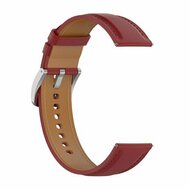 Garmin Forerunner 55 / 245 / 645 - Luxus-Lederarmband - Bordeaux