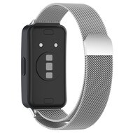 Milanaise Armband - Silber - Huawei Band 10 / 9 / 8