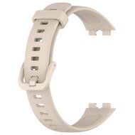 Silikonband mit Schnalle - Beige - Huawei Band 10 / 9 / 8