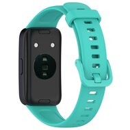 Silikonband mit Schnalle - T&uuml;rkis - Huawei Band 10 / 9 / 8