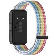 Sport Loop Nylonband - Mehrfarbig Regenbogen - Huawei Band 10 / 9 / 8