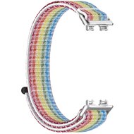 Sport Loop Nylonband - Mehrfarbig Regenbogen - Huawei Band 10 / 9 / 8