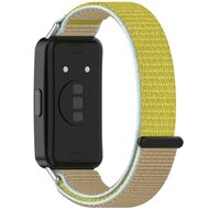 Sport Loop Nylonband - Beige / gelb - Huawei Band 10 / 9 / 8