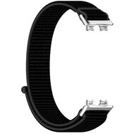 Sport Loop Nylonband - Schwarz - Huawei Band 10 / 9 / 8