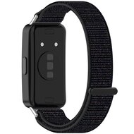Sport Loop Nylonband - Schwarz melange - Huawei Band 10 / 9 / 8