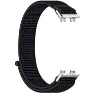 Sport Loop Nylonband - Schwarz melange - Huawei Band 10 / 9 / 8
