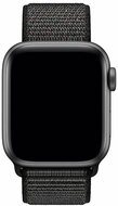 Sport Loop Armband - Schwarz - Geeignet f&uuml;r Apple Watch 44mm / 45mm / 46mm / 49mm