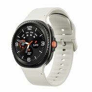Weiches Silikonband - Gr&ouml;&szlig;e: M/L - Creme wei&szlig; - Samsung Galaxy Watch 8 - 40mm / 44mm