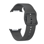 Weiches Silikonband - Gr&ouml;&szlig;e: M/L - Dunkelgrau - Samsung Galaxy Watch 8 - 40mm / 44mm